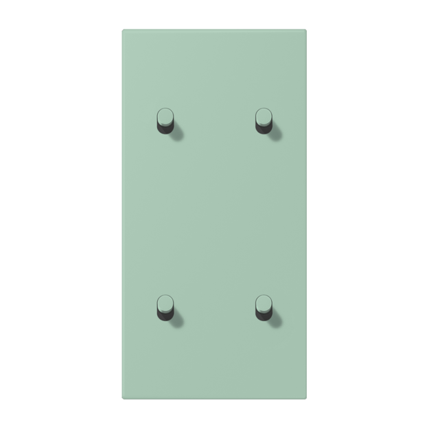 Jung LC12-25R0217 Abdeckung 2fach senkrecht mit 2+2 Kipphebeln