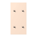 Jung LC12-25R0226 Abdeckung 2fach senkrecht mit 2+2...