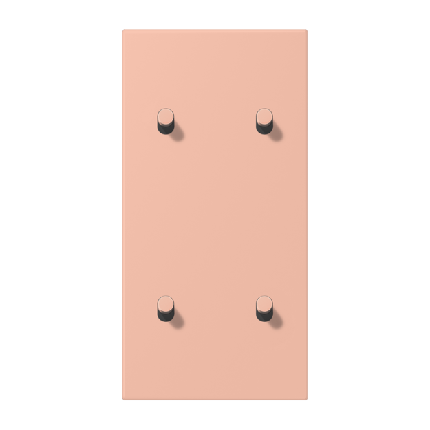 Jung LC12-25R0231 Abdeckung 2fach senkrecht mit 2+2 Kipphebeln