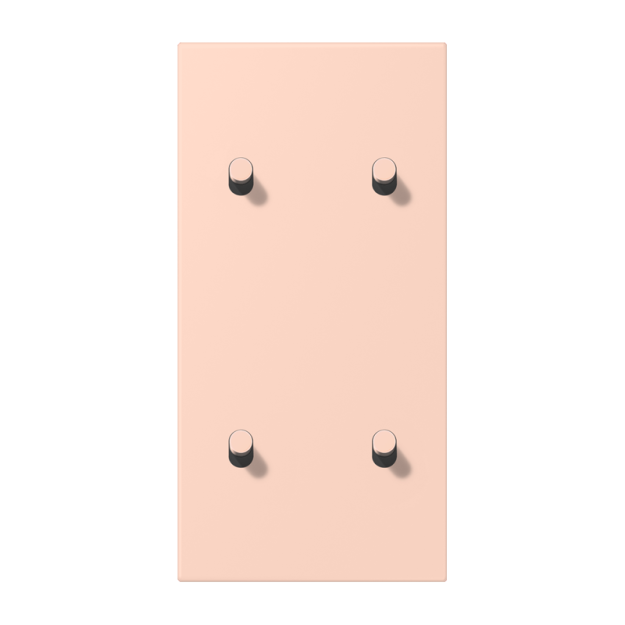 Jung LC12-25R0234 Abdeckung 2fach senkrecht mit 2+2 Kipphebeln