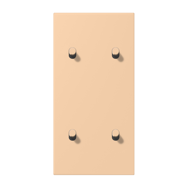 Jung LC12-25R0237 Abdeckung 2fach senkrecht mit 2+2 Kipphebeln