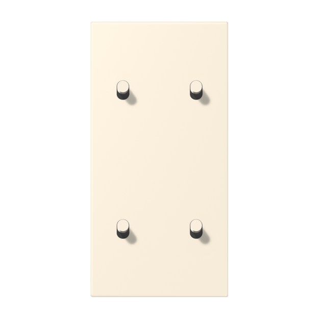 Jung LC12-25R0245 Abdeckung 2fach senkrecht mit 2+2 Kipphebeln