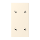 Jung LC12-25R0245 Abdeckung 2fach senkrecht mit 2+2...