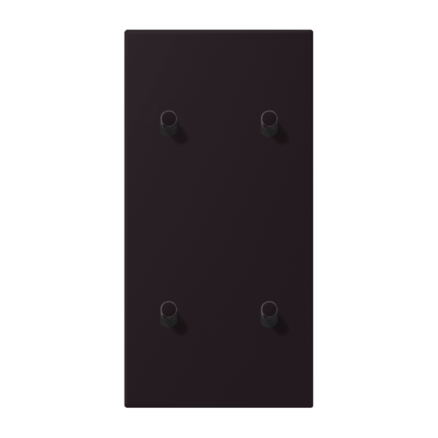 Jung LC12-25R0248 Abdeckung 2fach senkrecht mit 2+2 Kipphebeln