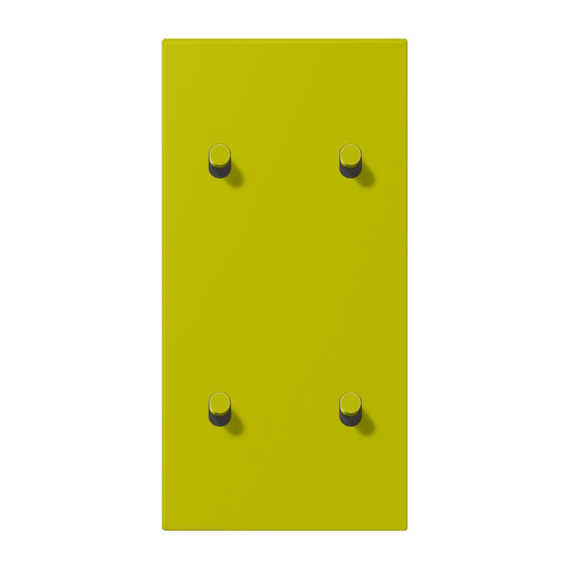 Jung LC12-25R0249 Abdeckung 2fach senkrecht mit 2+2 Kipphebeln