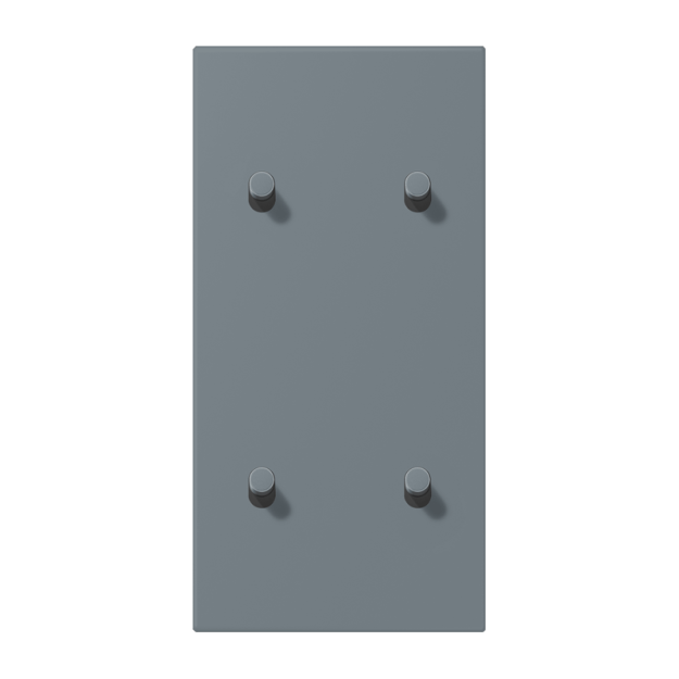 Jung LC12-25R0251 Abdeckung 2fach senkrecht mit 2+2 Kipphebeln