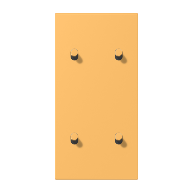 Jung LC12-25R0254 Abdeckung 2fach senkrecht mit 2+2 Kipphebeln