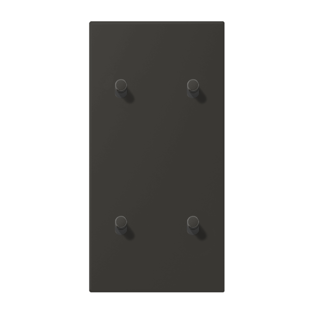 Jung LC12-25R0259 Abdeckung 2fach senkrecht mit 2+2 Kipphebeln