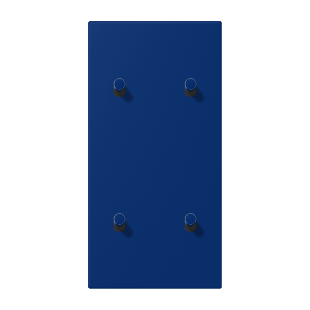 Jung LC12-25R0261 Abdeckung 2fach senkrecht mit 2+2 Kipphebeln