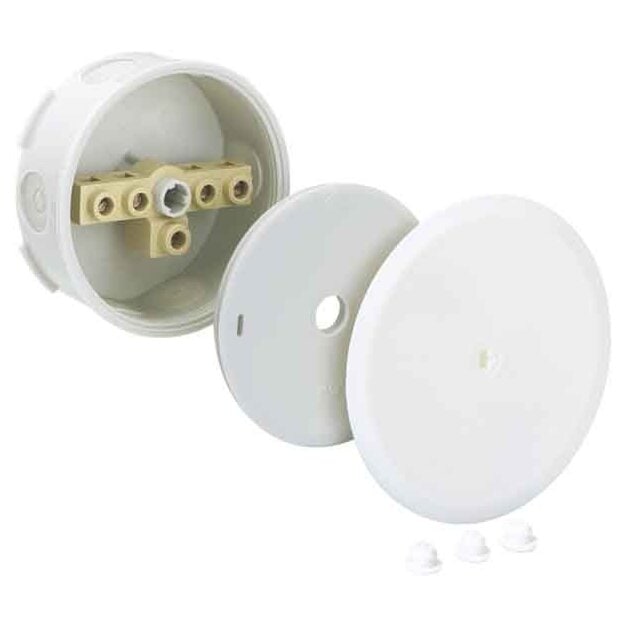 Spelsberg 30690601 Unterputz-Verbindungsdose mit Schutzart IP54 Bemessungsisolationsspannung: 400V AC halogenfrei Abmessungen: 80 x 80 x 32 mm UP 6-L