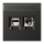 Jung MMDAL4521AN Smart-TV-Anschlussdose, anthrazit