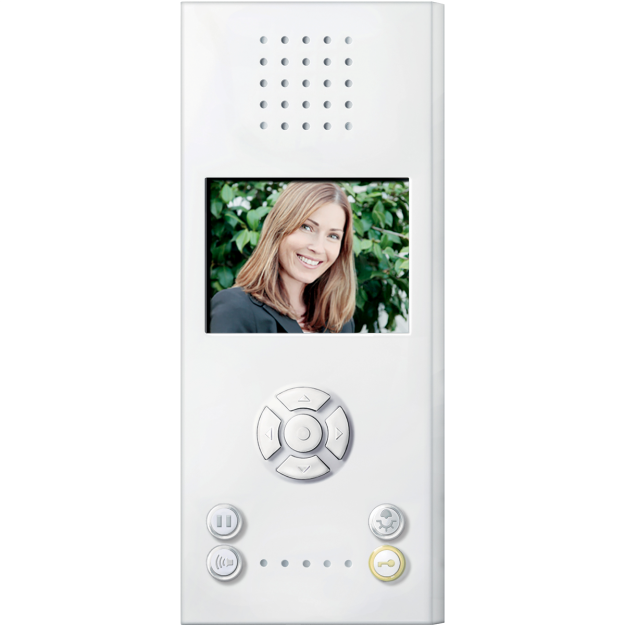 Ritto MEG4610-0319 Video-Freisprechstelle Color polarweiß glänzend System M