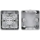 Gira 310730 Wippschalter Kreuz WG Aufputz Grau