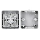 Gira 315230 Wipptaster Schließer sMK BSF WG Aufputz Grau