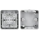 Gira 315630 Wipptaster Wechsler BSF WG Aufputz Grau
