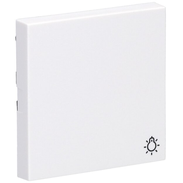 Gira 328527 Wippe Symbol Licht System 55 Reinwei&szlig; matt