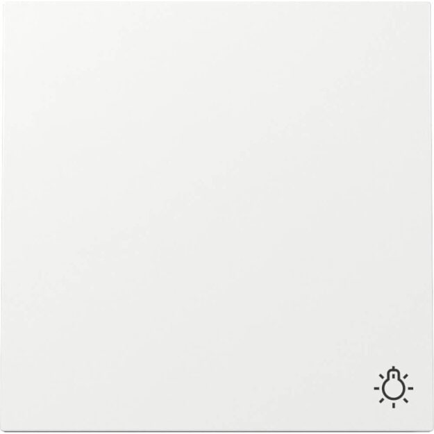 Gira 328570 Wippe Symbol Licht Flächenschalter Reinweiß