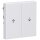 Gira 329427 Wippe 2f Pfeil System 55 Reinweiß matt