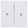 Gira 329427 Wippe 2f Pfeil System 55 Reinweiß matt