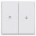 Gira 329466 Wippe 2f Pfeil TX 44 (WG UP) Reinweiß