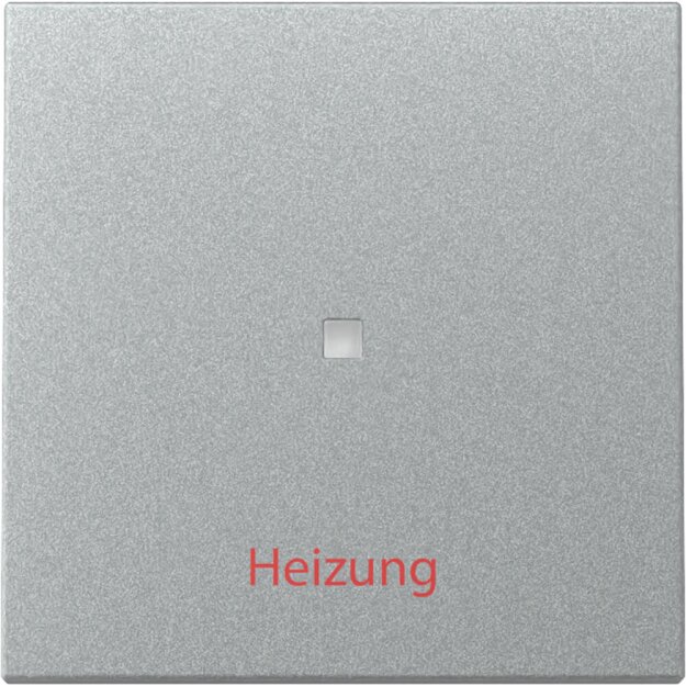 Gira 367826 Wippe Kontrollfenster + Heizung Ein/Aus System 55 Aluminium