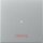 Gira 367826 Wippe Kontrollfenster + Heizung Ein/Aus System 55 Aluminium