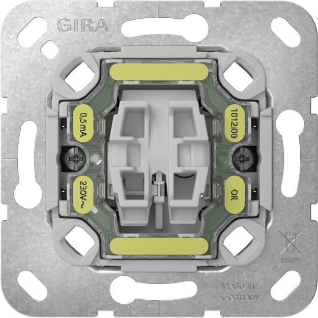Gira 384200 Tast-Kontroll Aus 2-p ohne Krallen Einsatz
