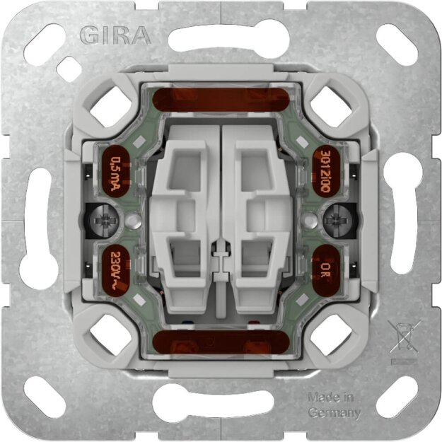 Gira 384500 Tast-Kontroll Serien ohne Krallen Einsatz