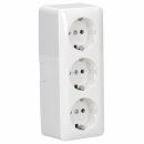 Gira 478913 3f-SCHUKO-Steckdose + Montageplatte Aufputz...