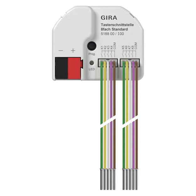 Gira 518800 Tasterschnittstelle 8f Standard KNX Secure