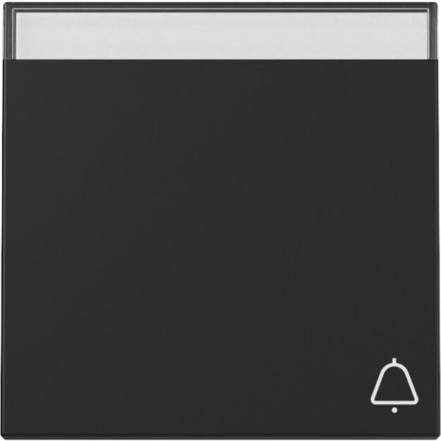 Gira 3673005 Wippe Symbol Klingel + BSF System 55 Schwarz matt