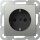 Gira 4383600 SCHUKO-Steckdose SH ohne Krallen SRK System 55 Edelstahl