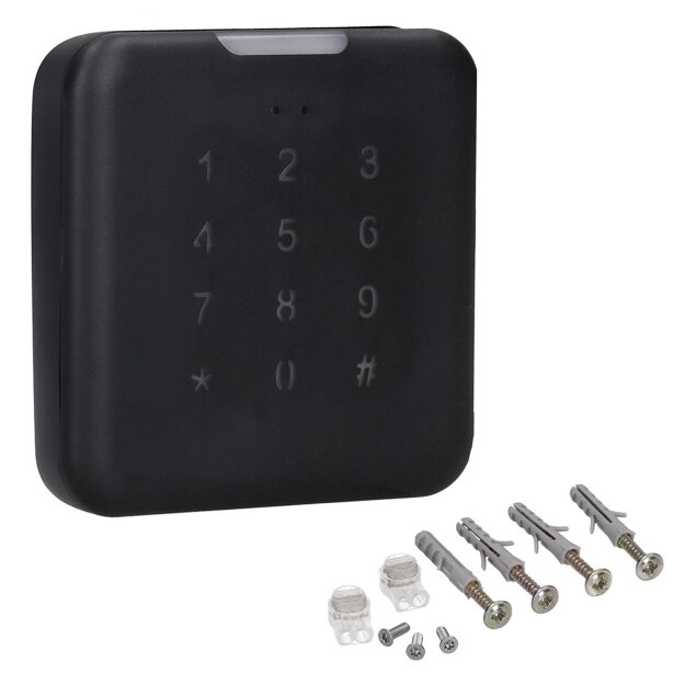 Zennio ZVIIWOKA Keypad IWAC Out schwarz
