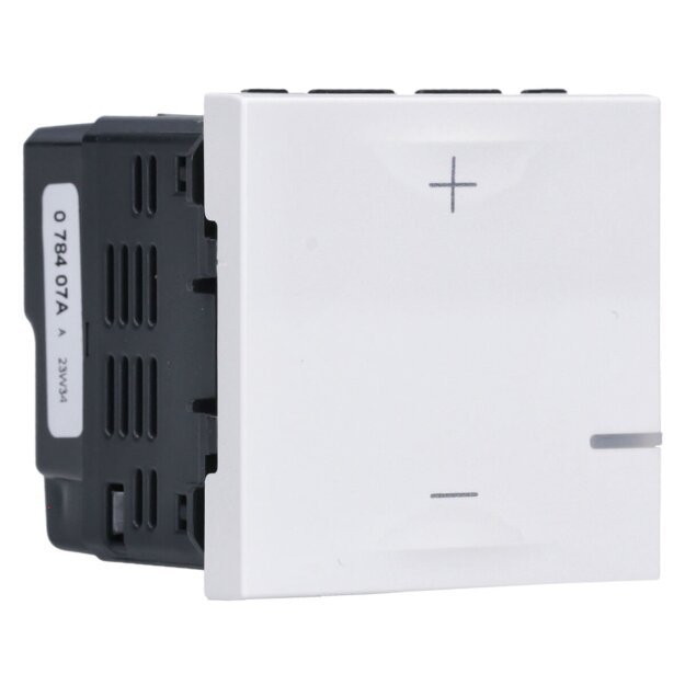 Legrand 078407A MOSAIC 2-Leiter Universal-Tastdimmer 125W LED Ultraweiß
