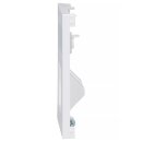 Legrand 765158 SEANO Abdeckung 1x RJ45 für Datendosen Fremdfabrikate, Ultraweiß