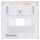 Legrand 765158 SEANO Abdeckung 1x RJ45 für Datendosen Fremdfabrikate, Ultraweiß
