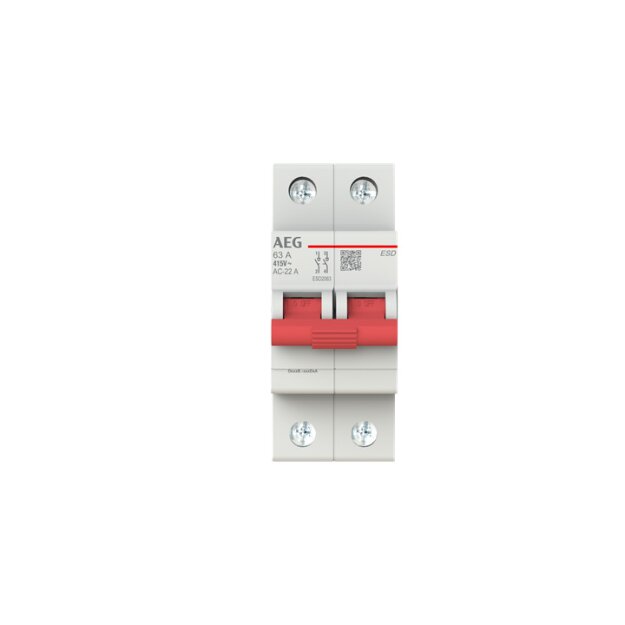 AEG ESD2063 Lasttrennschalter AEG, 2P, 63A  2CDD272188R0063