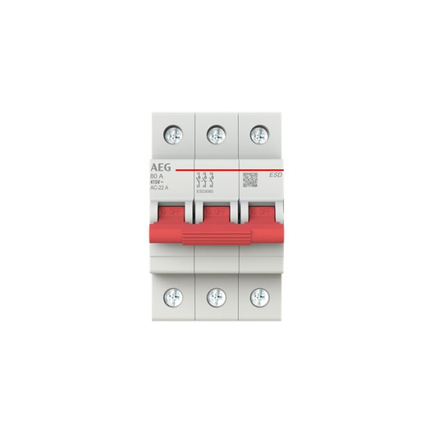 AEG ESD3080 Lasttrennschalter AEG, 3P, 80A  2CDE283088R0080