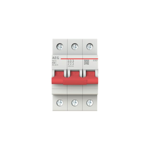 AEG ESD30100 Lasttrennschalter AEG, 3P, 100A  2CDE283088R0100