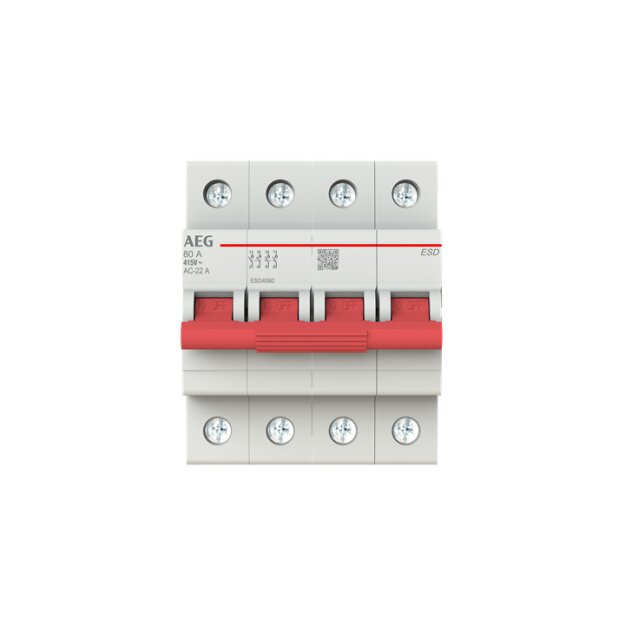 AEG ESD4080 Lasttrennschalter AEG, 4P, 80A  2CDE284088R0080