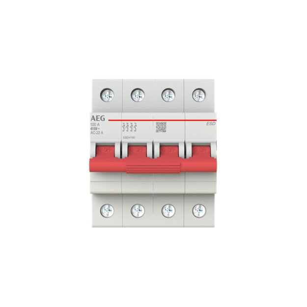AEG ESD40100 Lasttrennschalter AEG, 4P, 100A  2CDE284088R0100