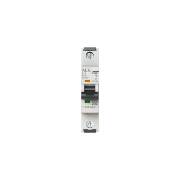 AEG EN251B06 Sicherungsautomat B-Char., 25kA, 6A, 1P 2CDS381088R0065