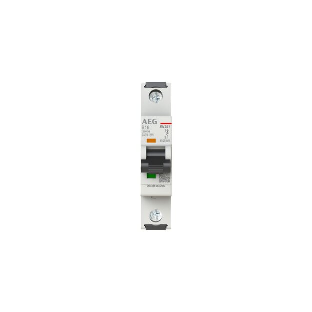 AEG EN251B16 Sicherungsautomat B-Char., 25kA, 16A, 1P 2CDS381088R0165