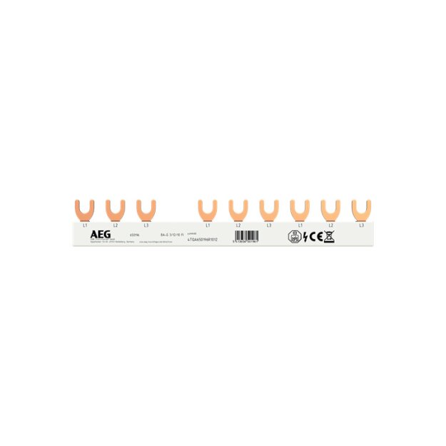 AEG BAE-G 3/10/10 FI Gabel Sammelschiene 3P FImm2 10 pins  4TQA750196R1012