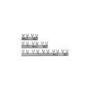 AEG BAE-G 4/54/16 N Gabel Sammelschiene 4P Nmm2 54 pins...