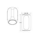 Brumberg 10114173 LED-Wandanbauleuchte 230 V AC, 2x4,2 W