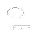 Brumberg 12510073 LED-Anbauleuchte 230 V AC, 10 / 15 W