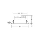 Brumberg 12564073 LED-Einbaudownlight 230 V AC, 20 W