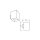 Brumberg 45205170 Wand-Anbaumodul quadratisch struktur weiss