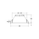 Brumberg 12569073 LED-Einbaudownlight 230 V AC, 50 W